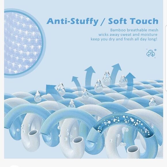 BAMBOO COOL Men’s Underwear boxer briefs Soft Comfortable Bamboo Viscose Large - Picture 4 of 15